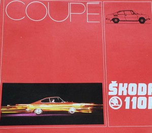 Skoda 110 R Coupe - AZNP Mlada Boleslav - folder prospekt