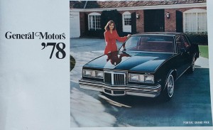 General Motors '78 - prospekt folder