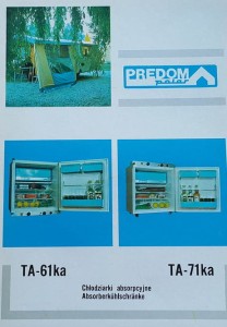 Predom Polar - Chłodziarki TA-61ka TA-71ka - folder reklamowy z PRL-u