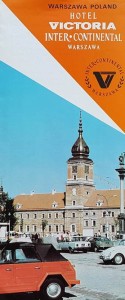 Hotel Victoria Warszawa - folder reklamowy z PRL-u