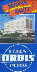 Hotel Orbis Prosna Kalisz - folder reklamowy