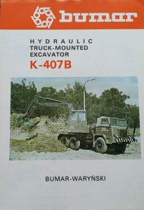 Bumar Waryński K-407B - prospekt folder reklamowy