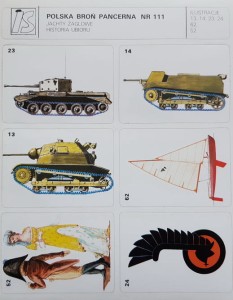 IS Ilustracje Samoprzylepne - Polska broń pancerna nr 111 - naklejki