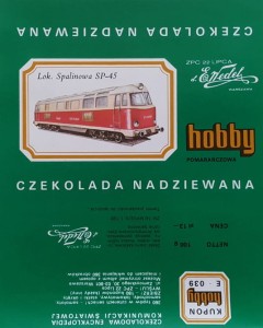 Czekolada Wedel Hobby - Lokomotywa spalinowa SP-45