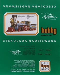 Czekolada Wedel Hobby - Parowóz Phantom
