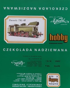 Czekolada Wedel Hobby - Parowóz TKt 48