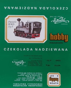 Czekolada Wedel Hobby - Parowóz WKD Ty-5