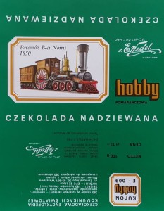 Czekolada Wedel Hobby - Parowóz B-ci Norris
