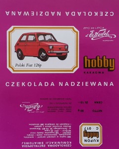 Czekolada Wedel Hobby - Polski Fiat 126p
