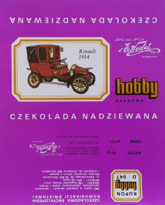 Czekolada Wedel Hobby - Renault 1914
