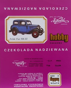 Czekolada Wedel Hobby - Polski Fiat 508