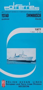 Polferries - Polska Żegluga Bałtycka - folder reklamowy z 1977 roku