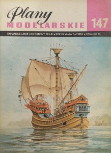Plany Modelarskie 147 - okręt z XV wieku Karaka