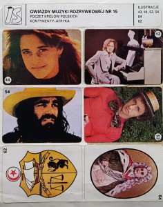 IS Ilustracje Samoprzylepne - Gwiazdy muzyki rozrywkowej nr 015 - naklejki