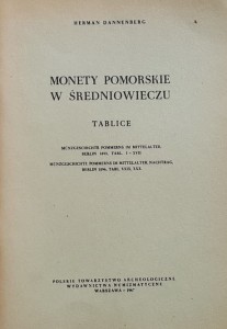 Dannenberg - Monety pomorskie w średniowieczu