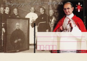 Cp 1689 - Beatyfikacja papieża Pawła VI
