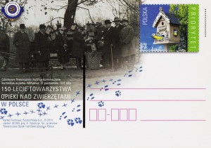 Cp 1696 - 150-lecie Towarzystwa Opieki nad Zwierzętami w Polsce