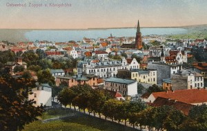 Pocztówka Sopot - Zoppot - Konigshohe
