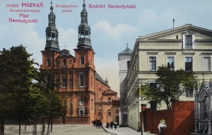 Pocztówka Poznań - Posen - Bernhardinerplatz - Plac Bernardyński 