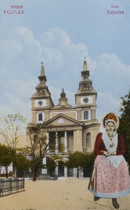 Pocztówka Poznań - Posen - Dom Katedra