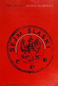 Rechowicz - Sejm śląski 1922 - 1939
