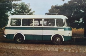 Przyczepa autobusowa P-01 - Polmo Pol-Mot - prospekt folder reklamowy