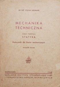 Neumark - Mechanika techniczna część I - Statyka