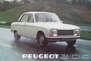 Peugeot 304 - prospekt folder reklamowy