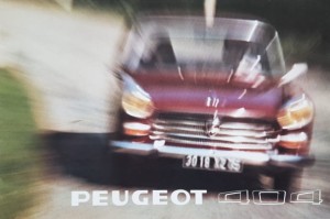 Peugeot 404 - prospekt folder reklamowy