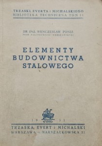 Poniż - Elementy budownictwa stalowego