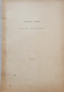 Scenariusz filmu Krzysztof Zanussi - Życie rodzinne