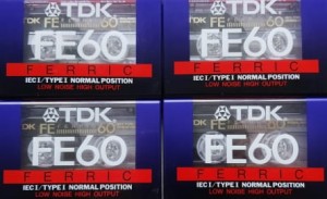 Kasety magnetofonowe TDK FE-60EB - 5szt