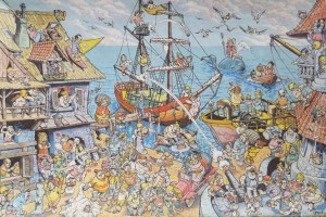 Puzzle Janusz Christa - Kajko i Kokosz - Shanty - 600 elementów