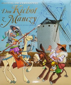 Miguel de Cervantes - Don Kichot z Manczy - rys. Albarran