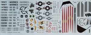 Grumman EA-6A - kalkomania Fujimi 1:72