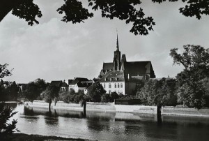 Pocztówka Wrocław - Gotycki kościół Św. Krzyża - fot. S. Arczyński