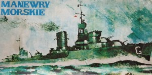 Manewry morskie - gra planszowa z PRL-u