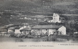 Pocztówka Francja - Coiselet - Le Village et le Vieux Chateau