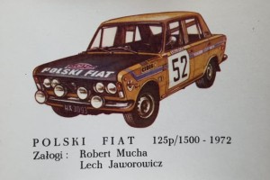 Kalkomania z PRL-u - Polski Fiat 125p/1500 - 1972
