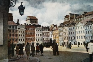 Pocztówka Warszawa - Rynek Starego Miasta - fot. Z. Siemaszko