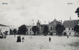 Pocztówka Sanok - Rynek