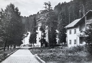Pocztówka Rymanów Zdrój - Zespół sanatoriów im. Janka Krasickiego - fot. J. Korpal