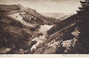 Pocztówka Kudowa Zdrój - Bad Kudowa - Blick nach der Rabenkuppe