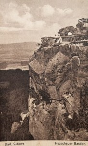 Pocztówka Kudowa Zdrój - Bad Kudowa - Heuscheuer Bastion