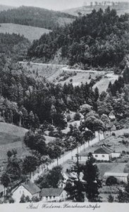 Pocztówka Kudowa Zdrój - Bad Kudowa - Heuscheuerstrasse