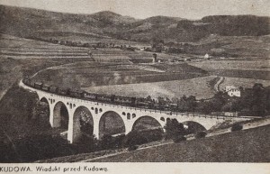 Pocztówka Kudowa - Wiadukt przed Kudową