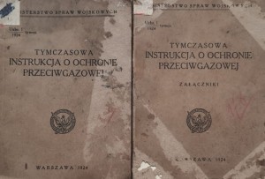 Tymczasowa instrukcja o ochronie przeciwgazowej - wyd. 1924