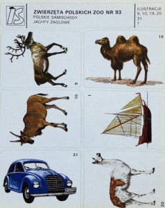 IS Ilustracje Samoprzylepne - Zwierzęta polskich Zoo nr 093 - naklejki