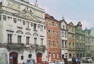 Pocztówka Poznań - Pałac Działyńskich i zabytkowe kamieniczki na Starym Rynku - fot. T. Biliński
