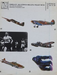 IS Ilustracje Samoprzylepne - Samoloty, na których walczyli Polacy nr 066 - naklejki